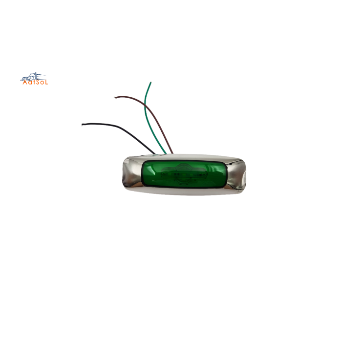 AAT-ML620-9 Side LED Marker Light for Truck and Trailer Clearance Light Red 10-30V 6LED Strobing Auto Marker Lamp