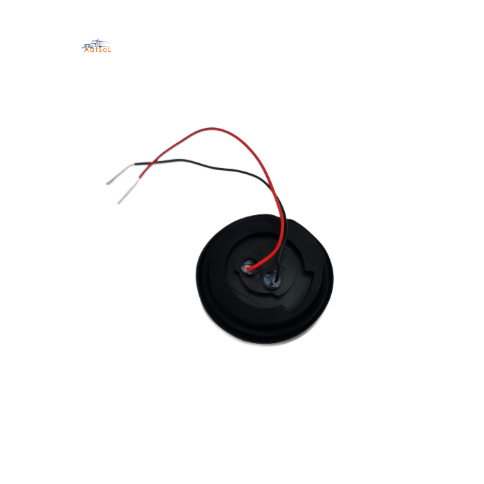 AAT-ML702-4 2024 nuevo producto 10-30V camión remolde de 2 pulgadas redondo señal de advertencia LED LED luz lateral LED con cables de enchufe