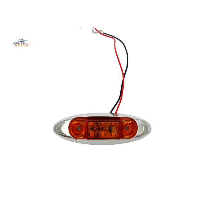 AAT-ML409-6 Farol foco faro plafon cucuya lateral 10-30V 6LED ambar rojo blanco azul verde para camion remolque RV bus