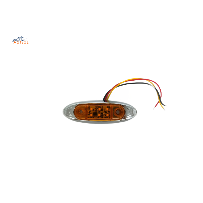 AAT-ML427-6 Farol foco faro plafon cucuya lateral 10-30V 6LED ambar rojo blanco azul verde para camion remolque RV bus