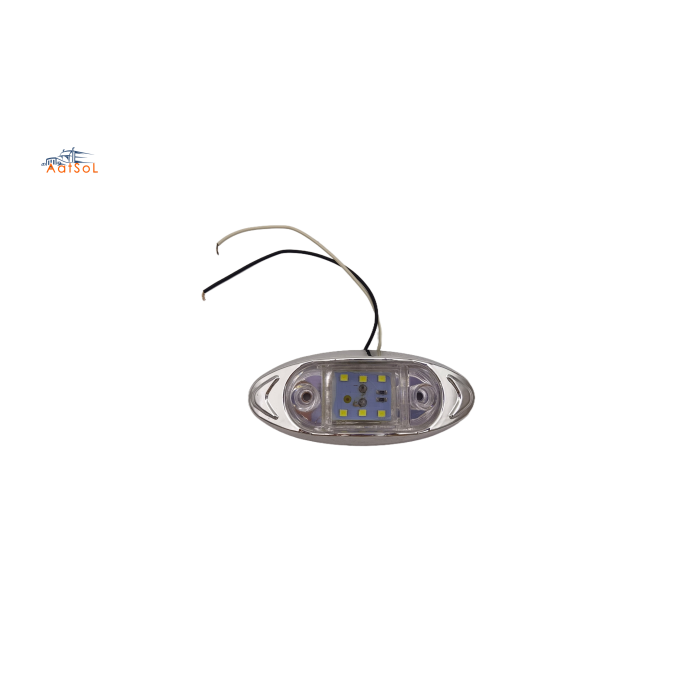 AAT-ML434-6 Farol foco faro plafon cucuya lateral 10-30V 6LED ambar rojo blanco azul verde para camion remolque RV bus