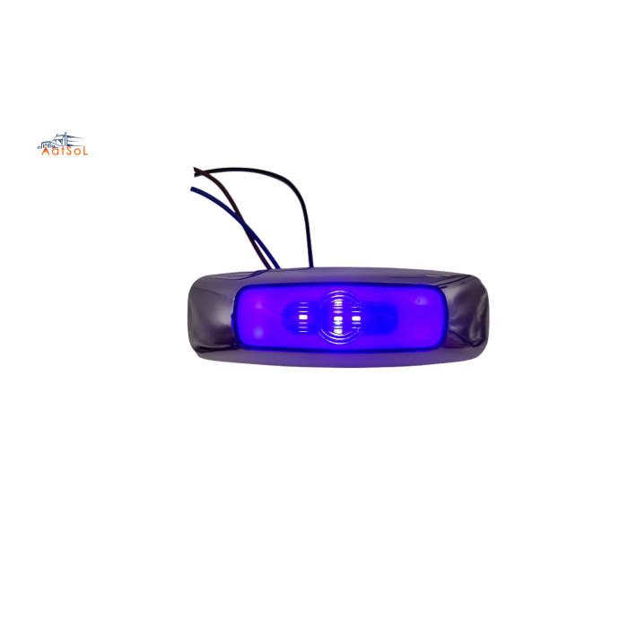 AAT-ML620-9 Farol foco faro plafon cucuya lateral 10-30V 6LED ambar rojo blanco azul verde para camion remolque RV busestrobo