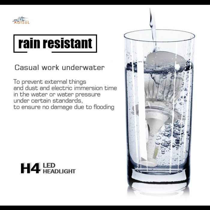 C6 H4 Accesorios para faros delanteros de coche C6 H4 H13 9004 9007, sistema de iluminación automático, 36 W, 6000 K, H7 9005 9006, bombilla LED