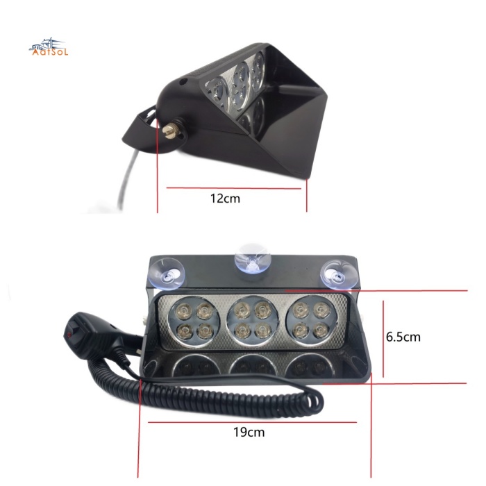 AAT-FEBS14 S24-24LED Factory Supply 12W LED Dash Light LED Strobe Light Emergency Light for Car