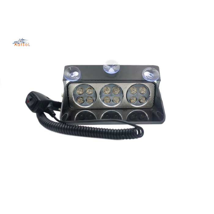 AAT-FEBS14 Luz LED de tablero S24-24LED de 12 W, luz estroboscópica de emergencia para coche.
