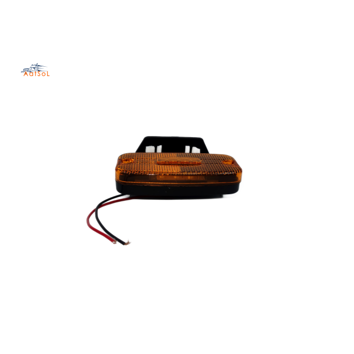 AAT-ML328-3J 10-30V LED Side Marker Light with Brackets Orange Position Light and Reflector for Truck Trailers and Caravans