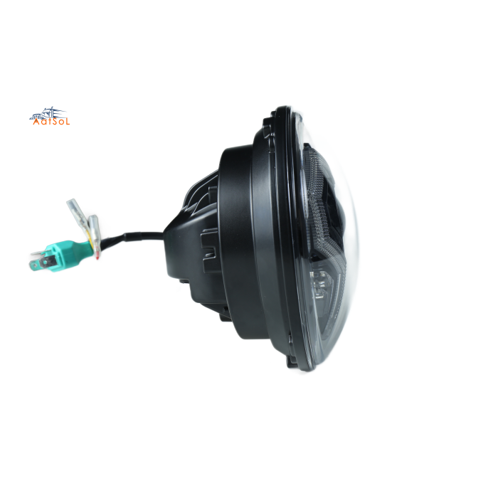 AAT-HLA2471RGB 7-Inch RGB LED Headlamp H6024 Headlamp with DRL Turn Signal and High Low Beam