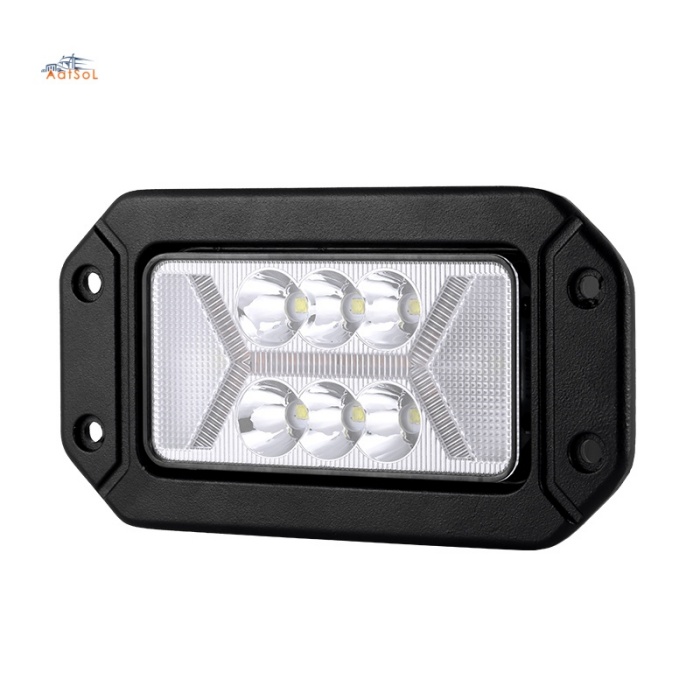 AAT-0440ED-A 9-36V Flush Mount Driving Fog Light LED Pod Spot Flood Beam Light 3inch 20W Square LED Work Light for Truck Offroad Jeep Tacoma