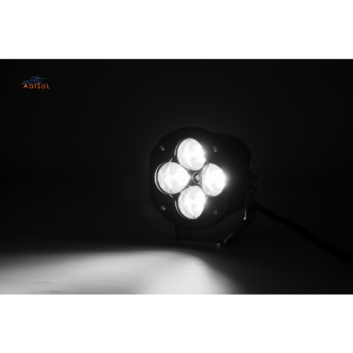 AAT-0660 Aat Motorcycle Auto Auxiliary 60W 9-36V PC Lens LED Work Light Spot Driving Lamp SUV Tractors Motorcycle off-Road Vehicle Truck Accessories