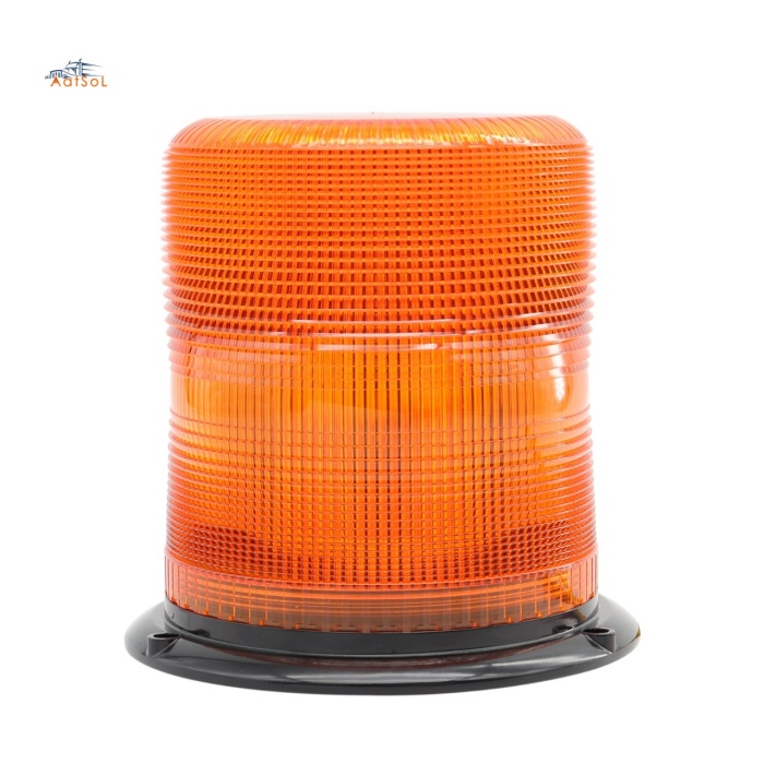 AAT-6570 Luz LED de emergencia giratoria de seguridad para trabajo pesado, 12-48 V CC, aluminio de perfil bajo, 4