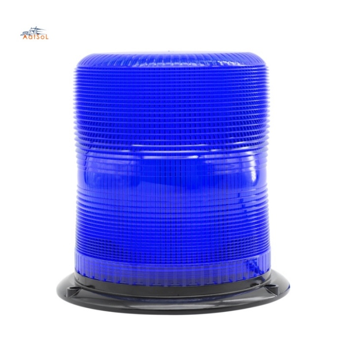 AAT-6570 Luz LED de emergencia giratoria de seguridad para trabajo pesado, 12-48 V CC, aluminio de perfil bajo, 4