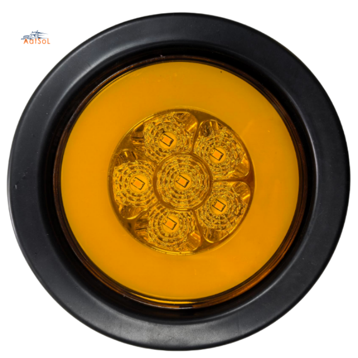 AAT-RL3003S Fabricantes suministran luces traseras para camiones, luces LED elípticas de 12 V-24 V, luces traseras y laterales con flechas fluidas.