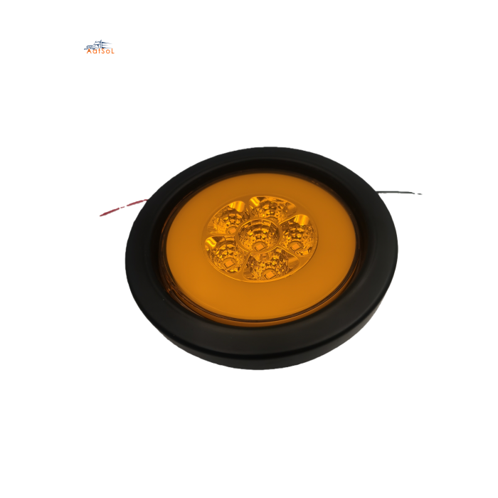 AAT-RL3003S Fabricantes suministran luces traseras para camiones, luces LED elípticas de 12 V-24 V, luces traseras y laterales con flechas fluidas.