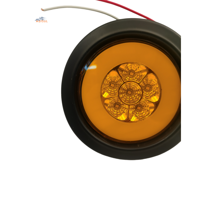 AAT-RL3003S Fabricantes suministran luces traseras para camiones, luces LED elípticas de 12 V-24 V, luces traseras y laterales con flechas fluidas.